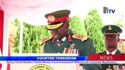 Army Chief Shaibu Tasks Newly Commissioned Officers On Combat Readiness