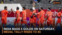 India bags 5 Golds on Saturday, Medal tally rises to 85