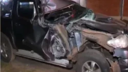 Drunk driver crashes into truck in Luque, causing significant property damage