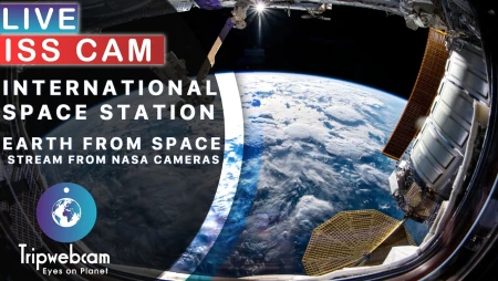 International Space Station Live Earth Views from Orbit